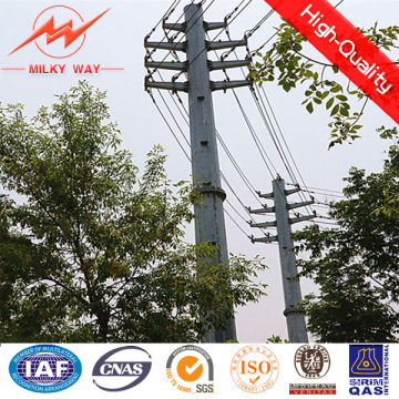 Galvanized Transmission Line Steel Pole Tower